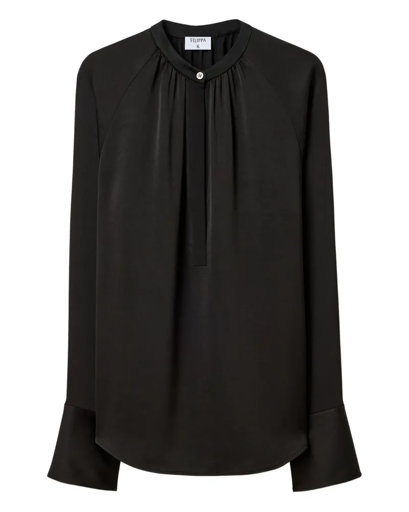Filippa K Bluse mit Raglanärmeln - Schwarz Schwarz