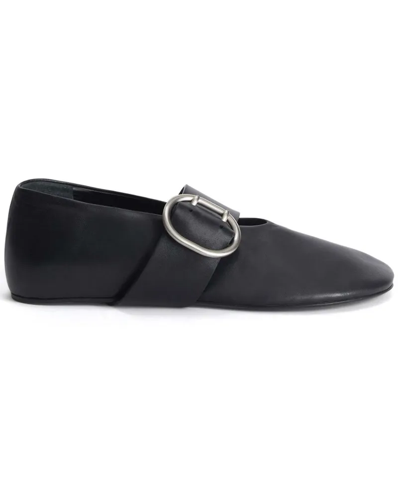 Jil Sander Klassische Ballerinas - Schwarz Schwarz