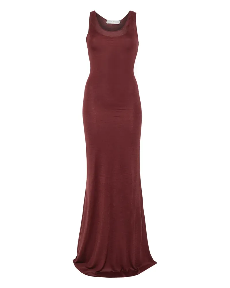 Aya Muse Ärmelloses Maxikleid - Rot Rot