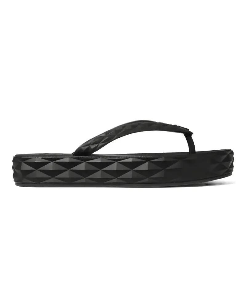 Jimmy Choo Diamond flip-flops - Schwarz Schwarz