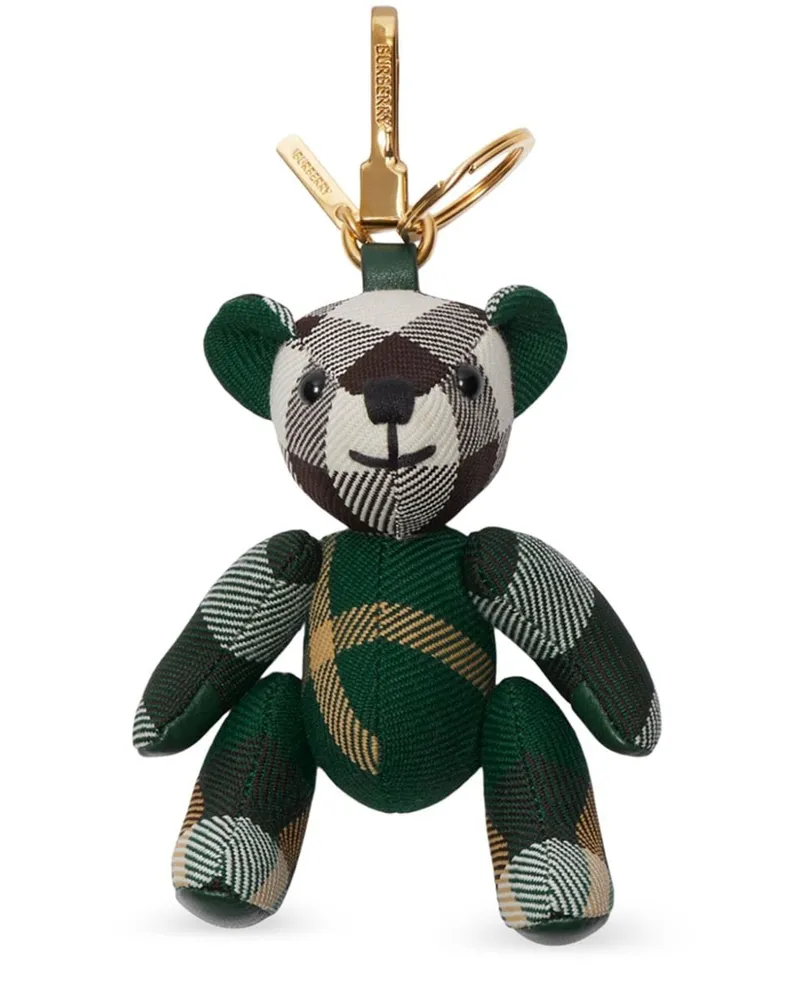 Burberry Thomas Bear Schlüsselanhänger Grün