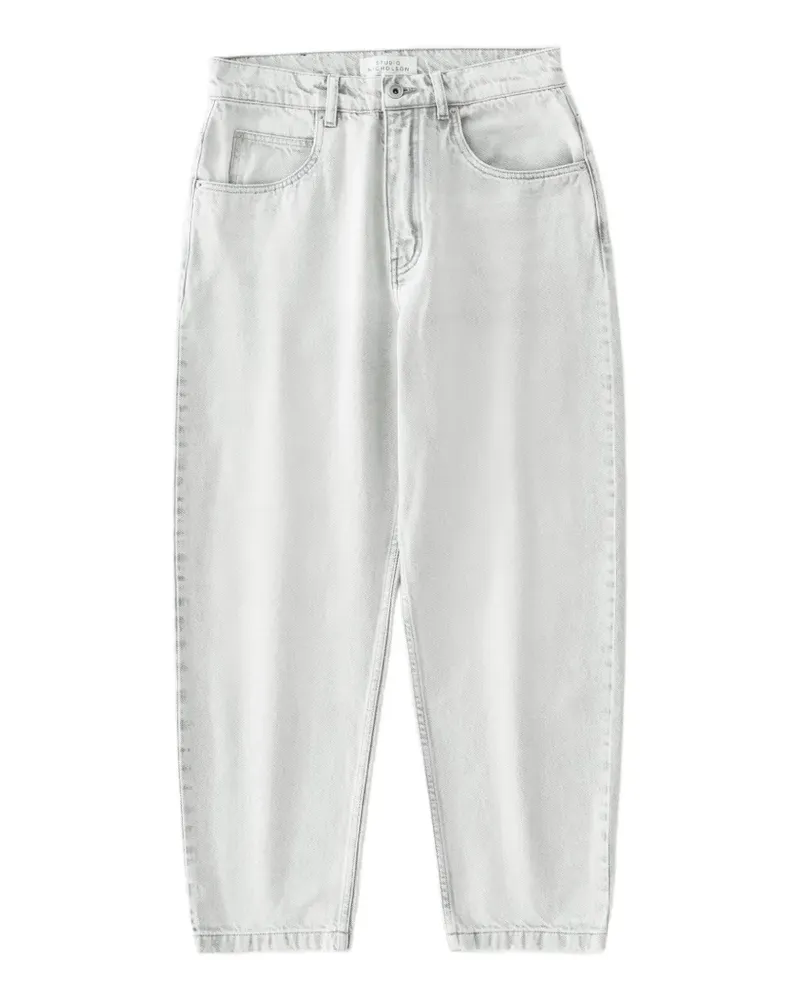 Studio Nicholson Jura five-pocket tapered trousers - Grau Grau