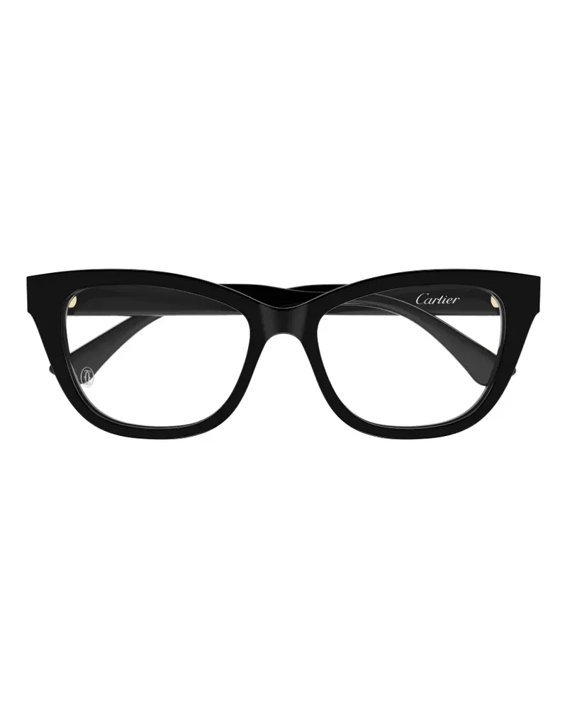 Cartier Cat-Eye-Brille - Schwarz Schwarz