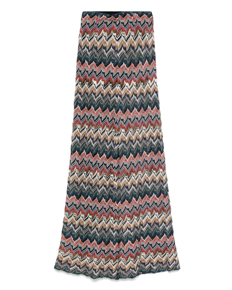 Missoni Hose mit Zickzackmuster - Schwarz Schwarz