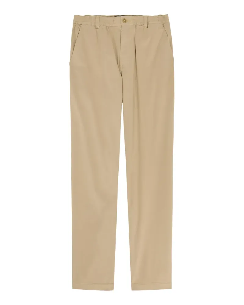 Paige Eberton elasticated-waistband pleated trousers - Nude Nude