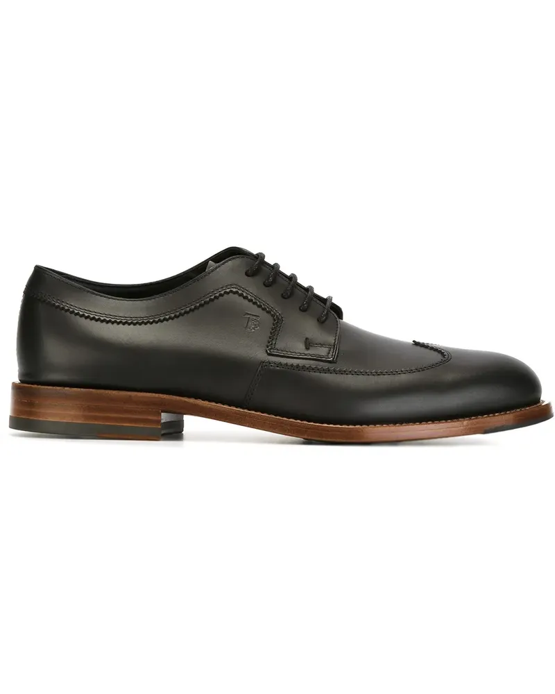 TOD'S Derby-Schuhe mit Schichtabsatz - Schwarz Schwarz