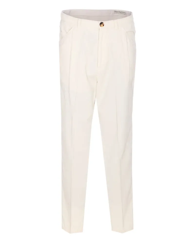 Brunello Cucinelli zip-fly button trousers - Nude Nude