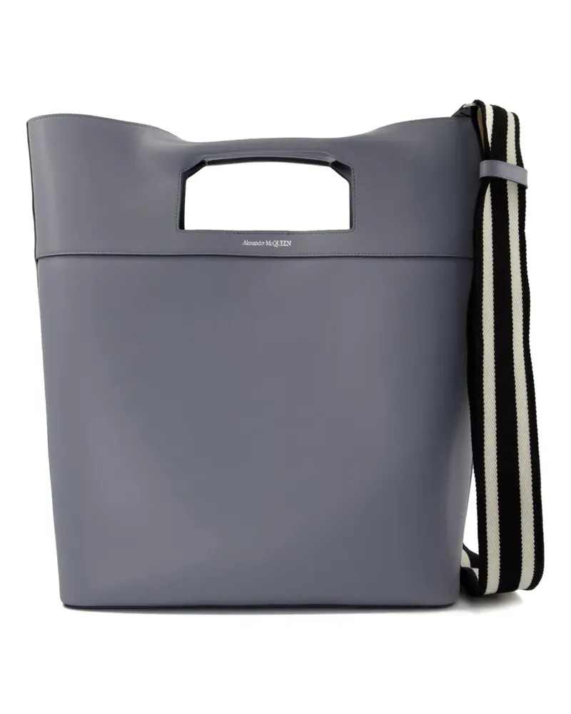 Alexander McQueen The Square Shopper - Grau Grau