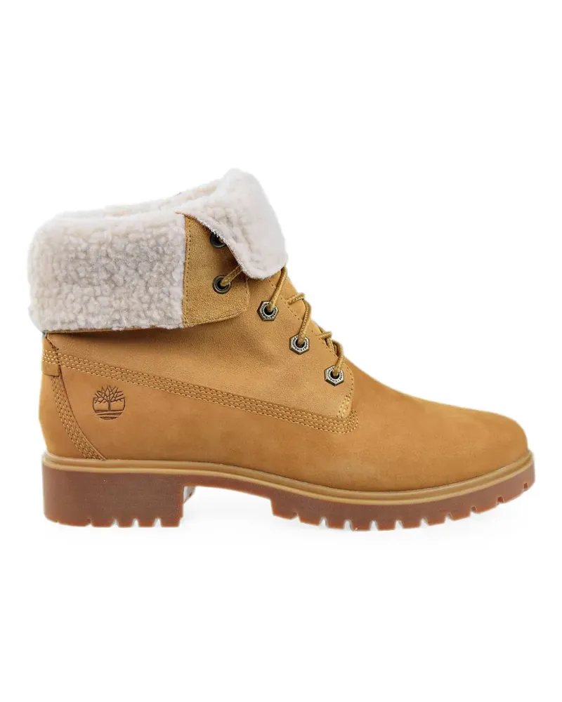Timberland Jayne fleece-trimmed boots - Nude Nude