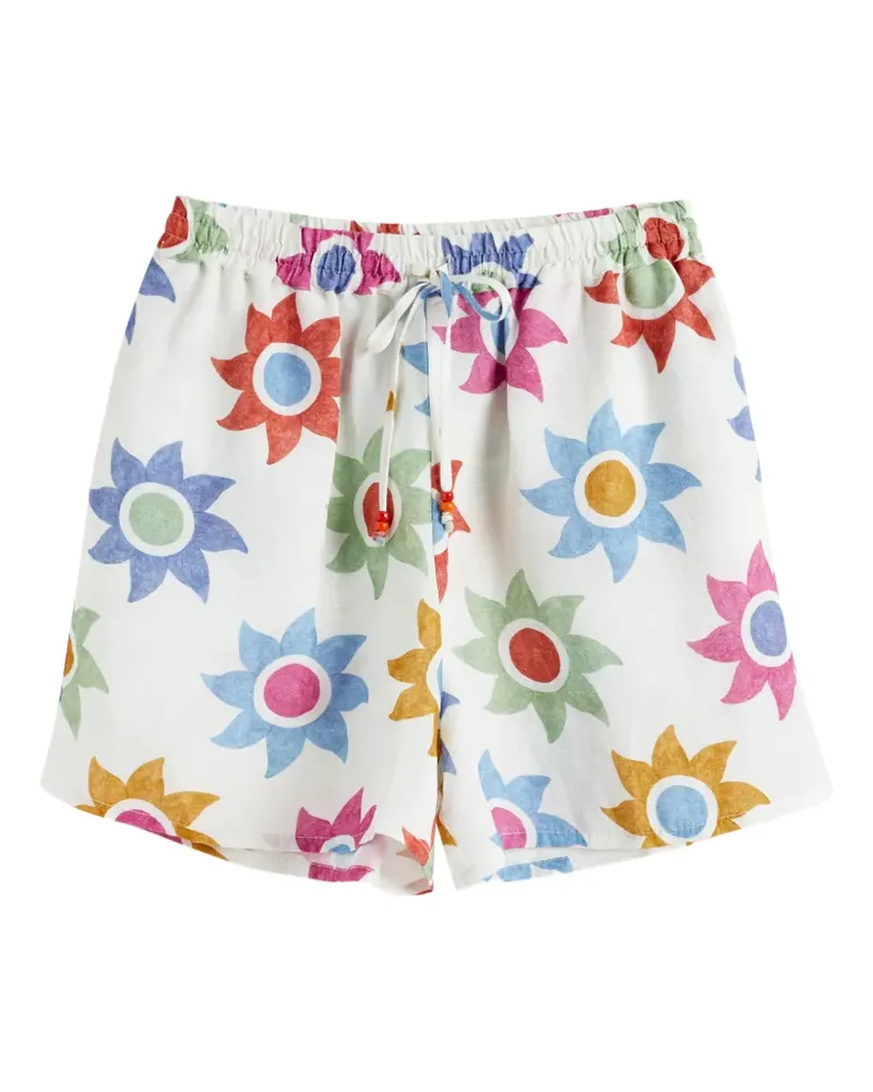 Chinti & Parker Shorts mit elastischem Bund - Weiß Weiß