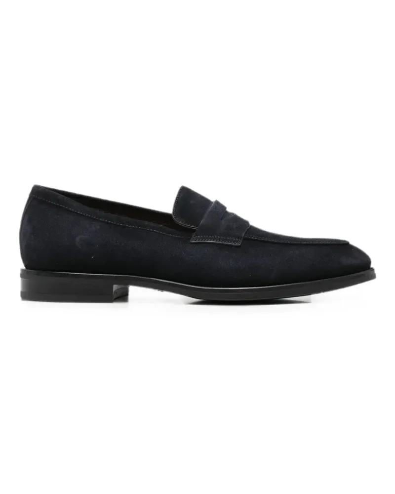 Santoni Adrian RS suede loafers - Blau Blau