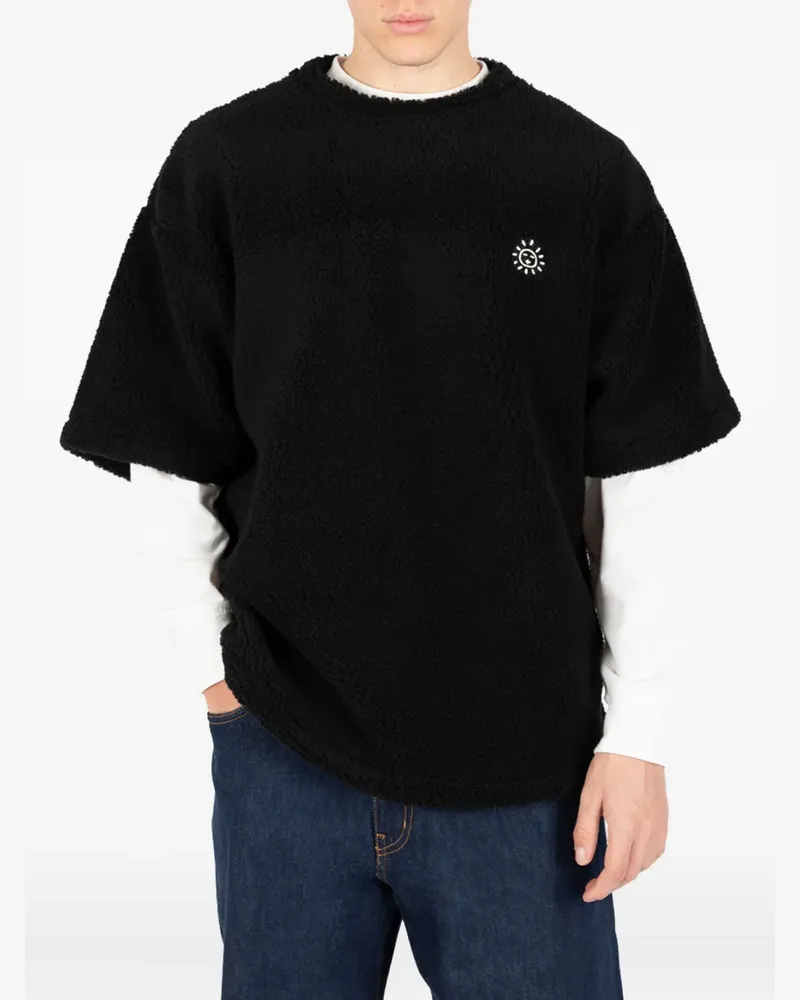 Société Anonyme Kurzärmeliges Bear T-Shirt - Schwarz Schwarz