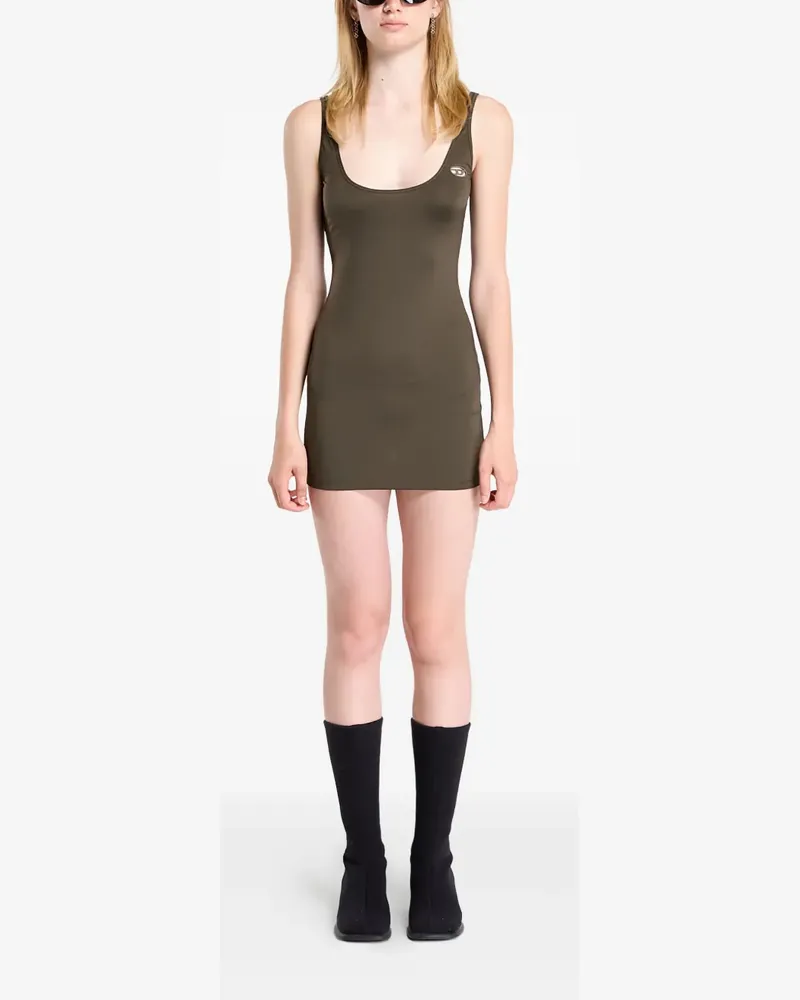 Diesel Kleid mit U-Ausschnitt - Grün Grün