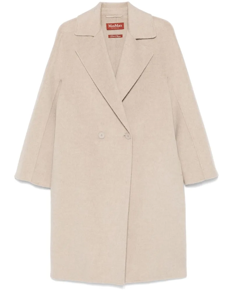 Max Mara Goya Mantel - Nude Nude