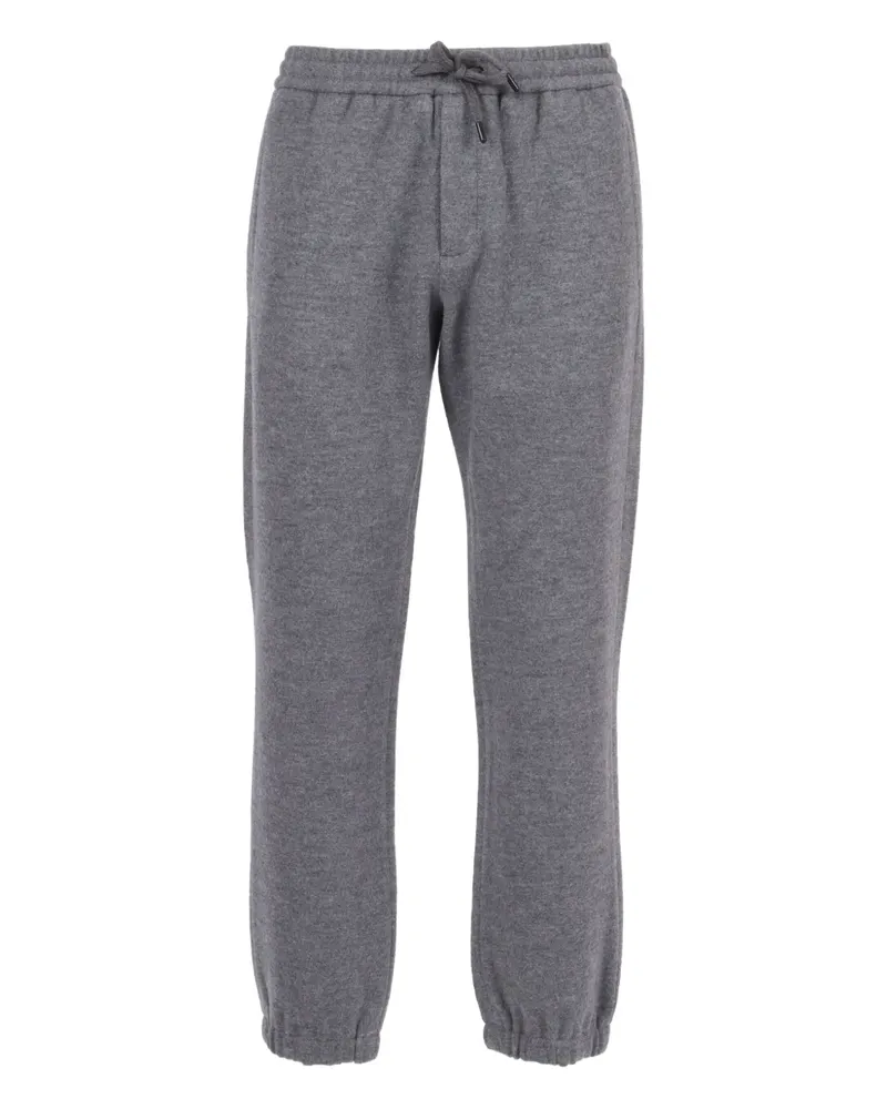 CIRCOLO 1901 cuffed wool track pants - Grau Grau