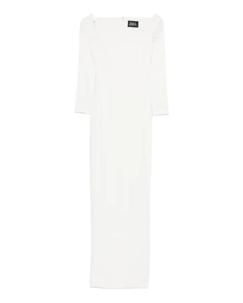 Solace London Lolita Maxikleid mit verdrehtem Design - Weiß Weiß