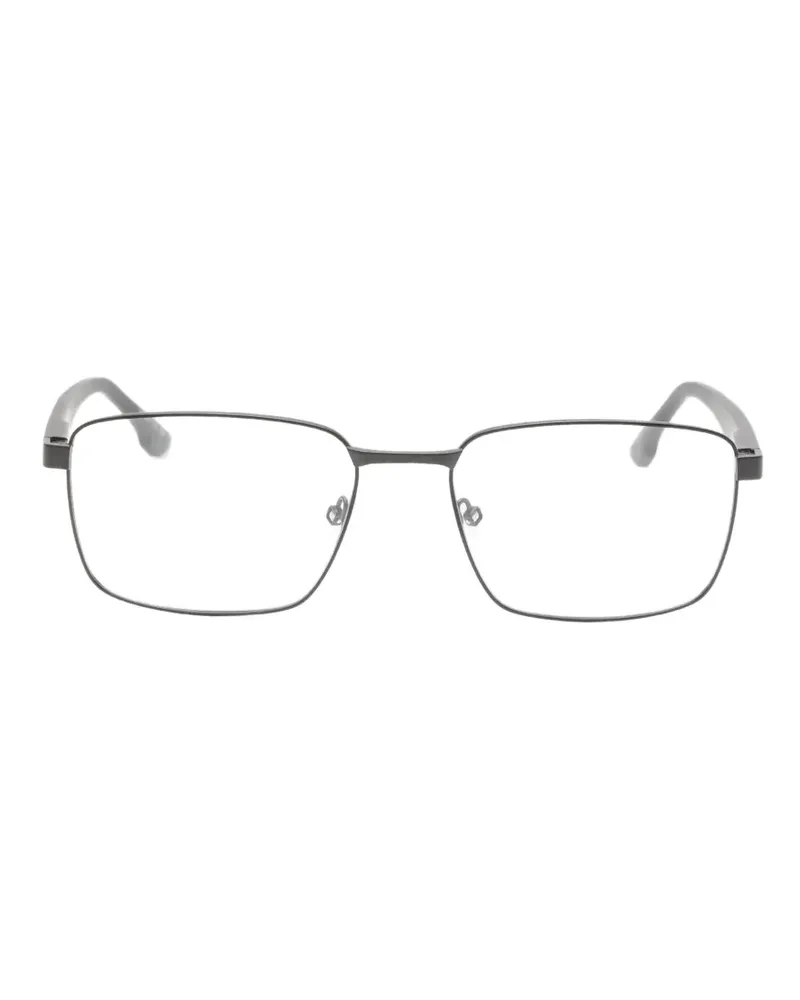 HUGO BOSS Brille mit eckigem Gestell - Grau Grau