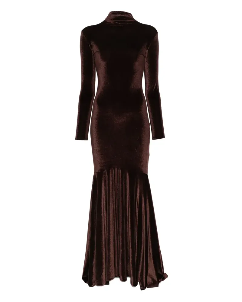 ATU Body Couture Kleid in Samtoptik - Braun Braun