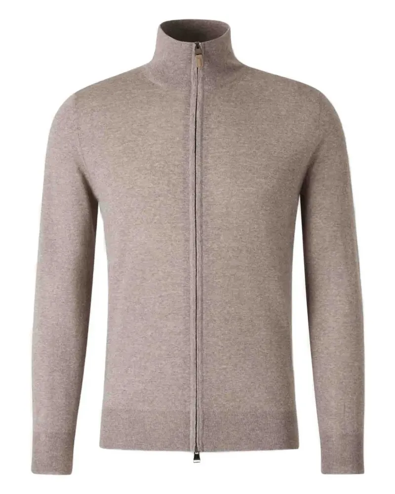 Canali Cardigan mit Reißverschluss - 705 BEIGE 705