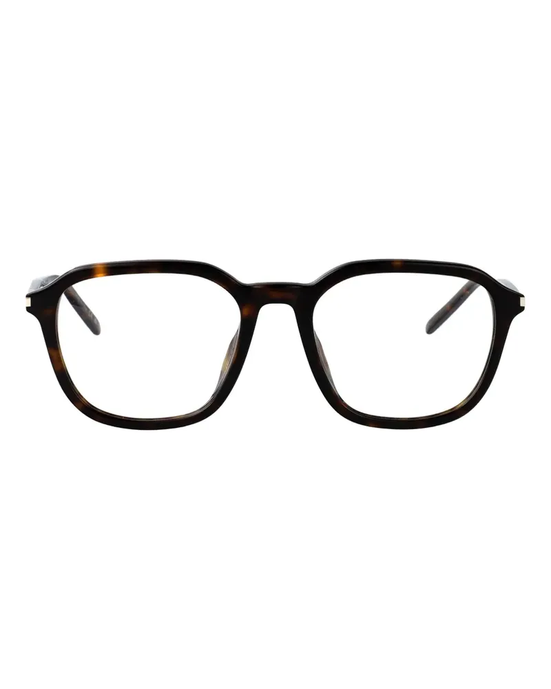 Saint Laurent Brille mit Schildpattmuster - Braun Braun