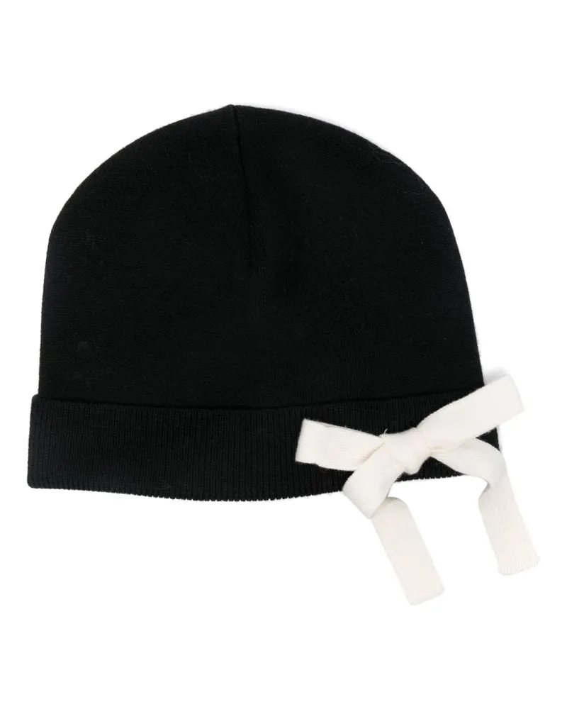 Viktor & Rolf Beanie mit Schleifendetail - Schwarz Schwarz