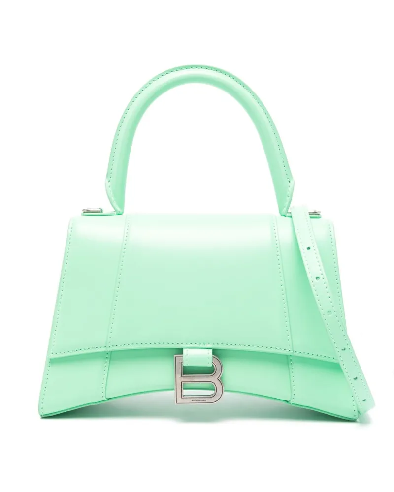 Balenciaga Kleine Hourglass Handtasche - Grün Grün