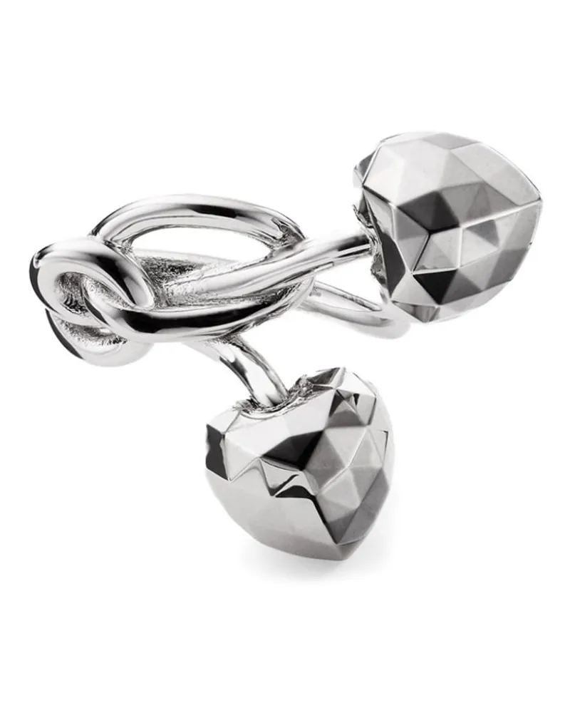 Jimmy Choo Ring mit Anhänger - Silber Silber
