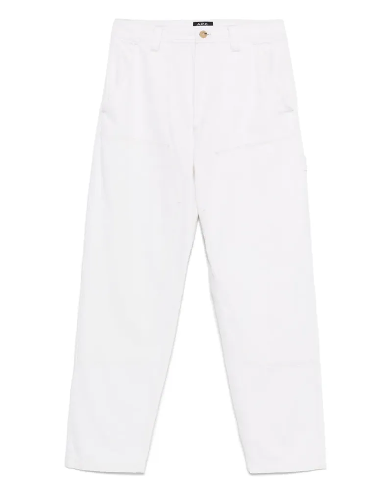 A.P.C. Jeans im Utility-Look - Weiß Weiß