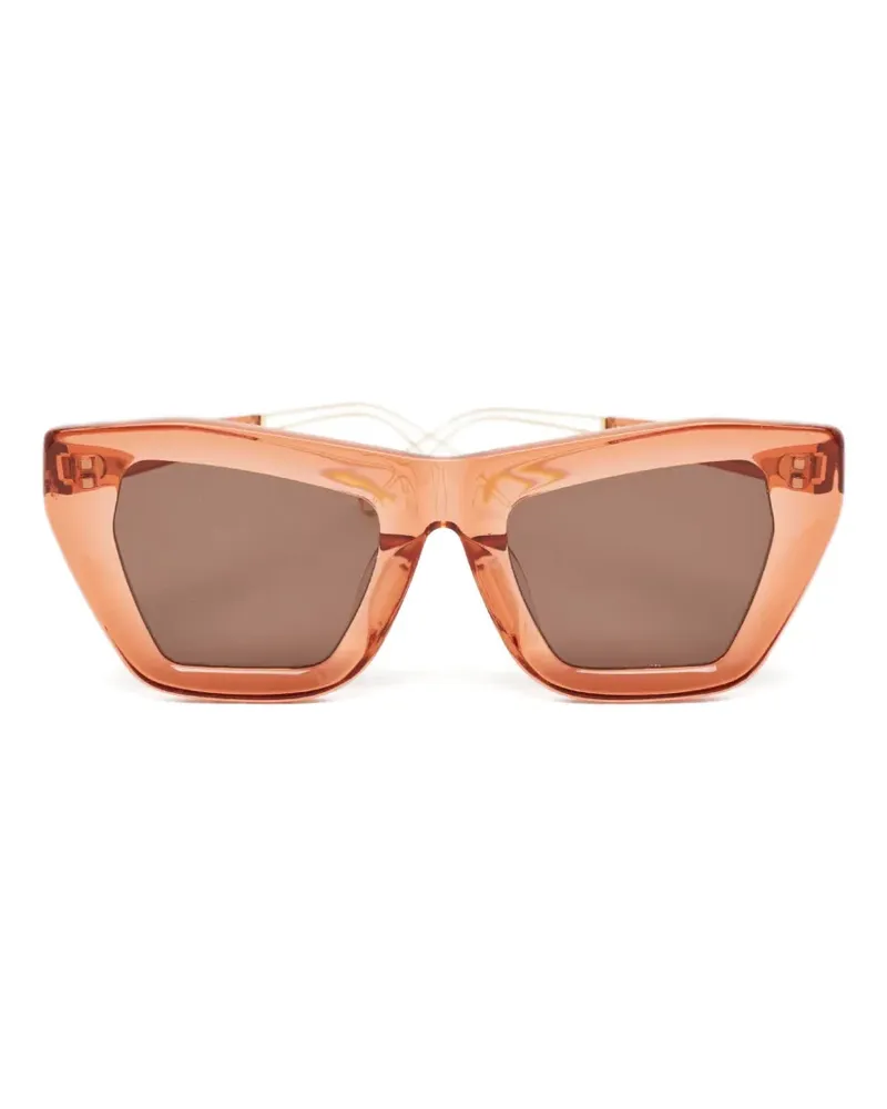 REJINA PYO Sonnenbrille mit geometrischem Gestell - Orange Orange