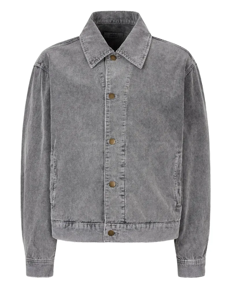STUDIO TOMBOY Hemdjacke aus Cord - Grau Grau