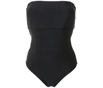 Bandeau-Badeanzug - Schwarz