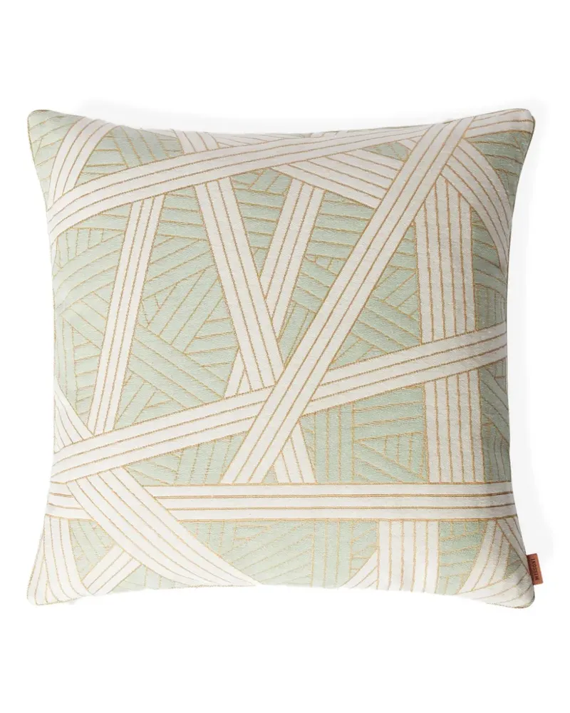 Missoni Home Kissen mit geometrischem Muster - Grün Grün
