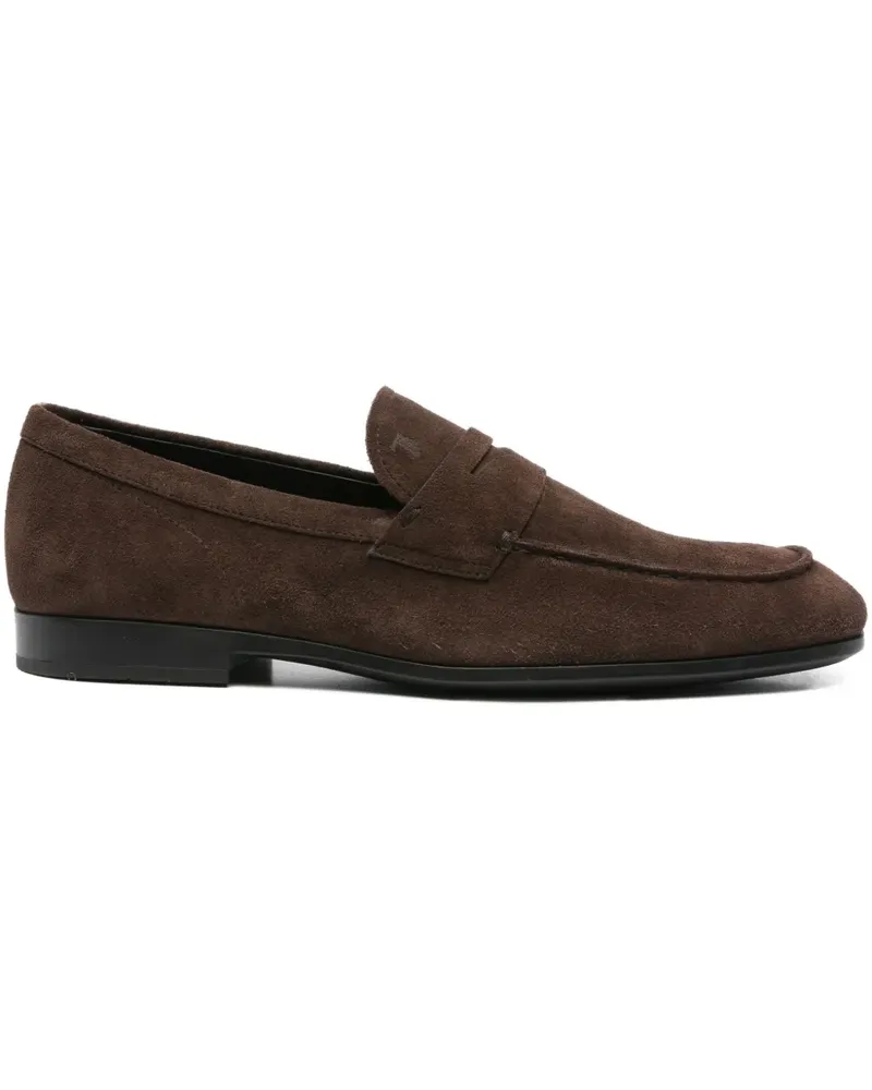 TOD'S Penny-Loafer aus Leder - Braun Braun