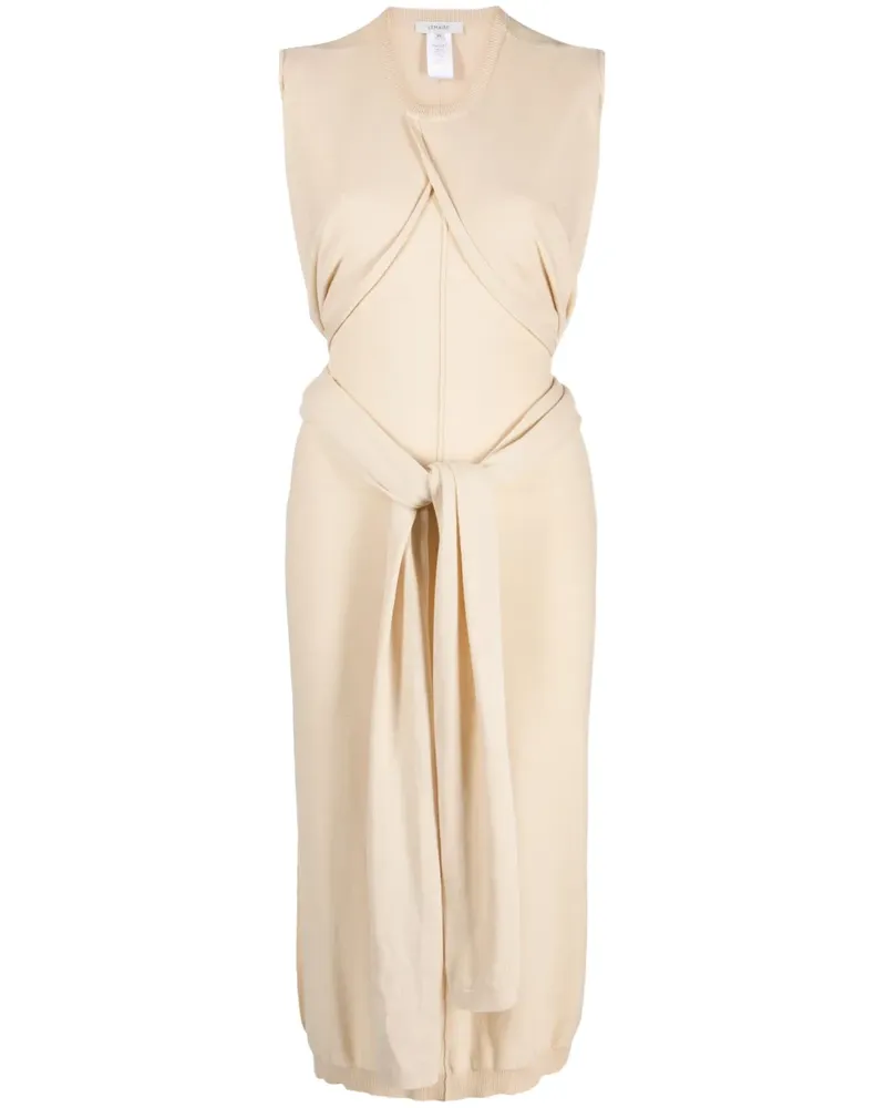 Christophe Lemaire Kleid mit Bindegürtel - Nude Nude