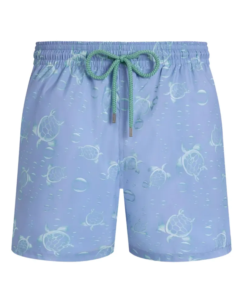 Vilebrequin Badeshorts mit Schildkröten-Print - Blau Blau