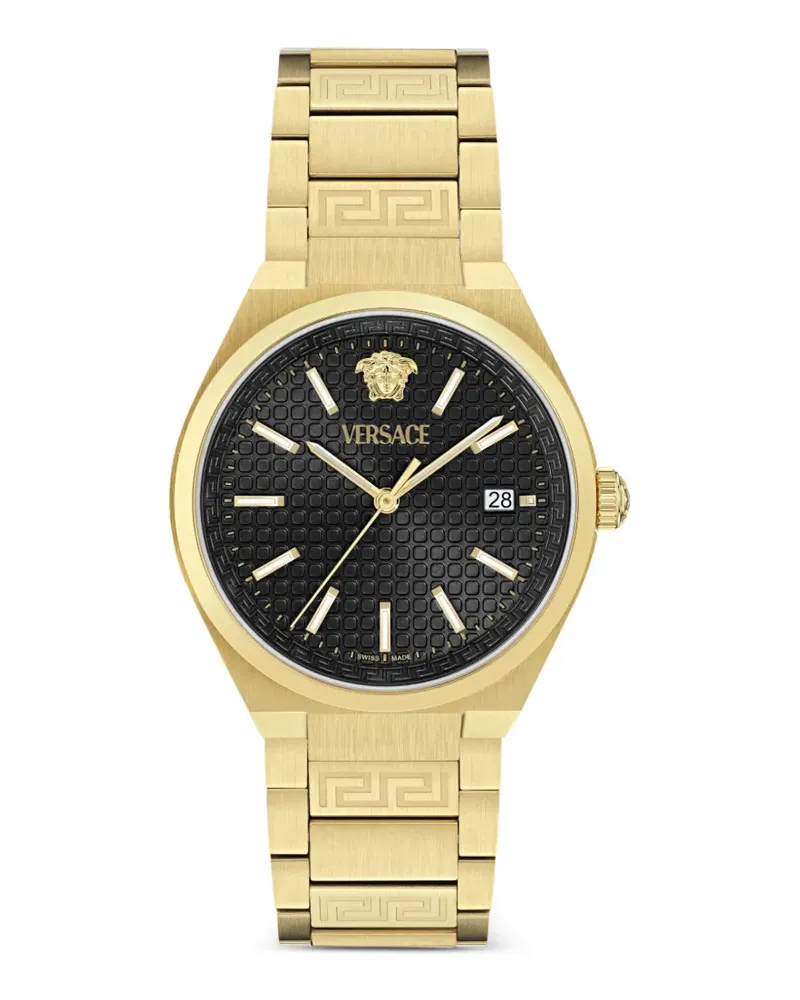 Versace V-Auria Greca 39mm watch - Schwarz Schwarz