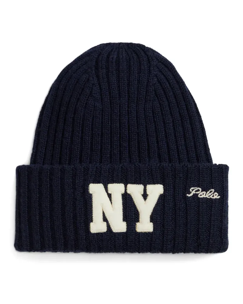 Ralph Lauren Hut mit NY-Patch - Blau Blau