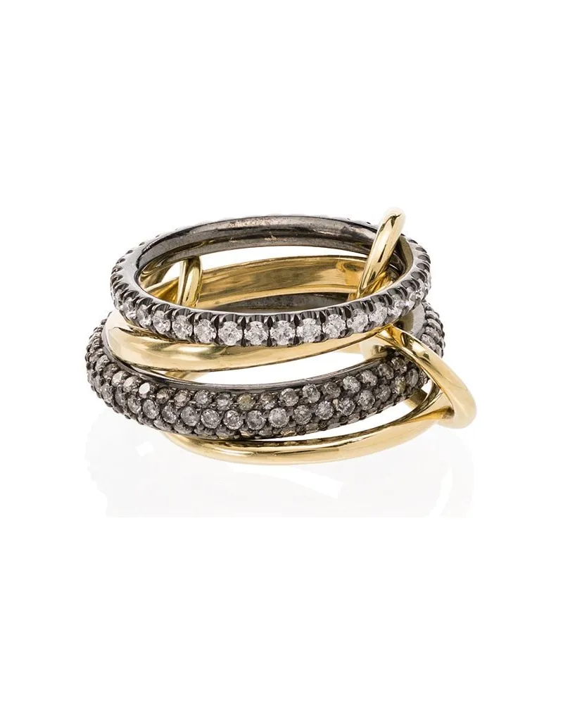 Spinelli Kilcollin 18kt Vega Gelbgoldring im Layering-Look Gold