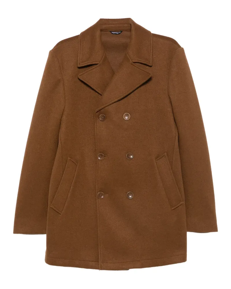 Daniele Alessandrini double-breasted coat - Braun Braun