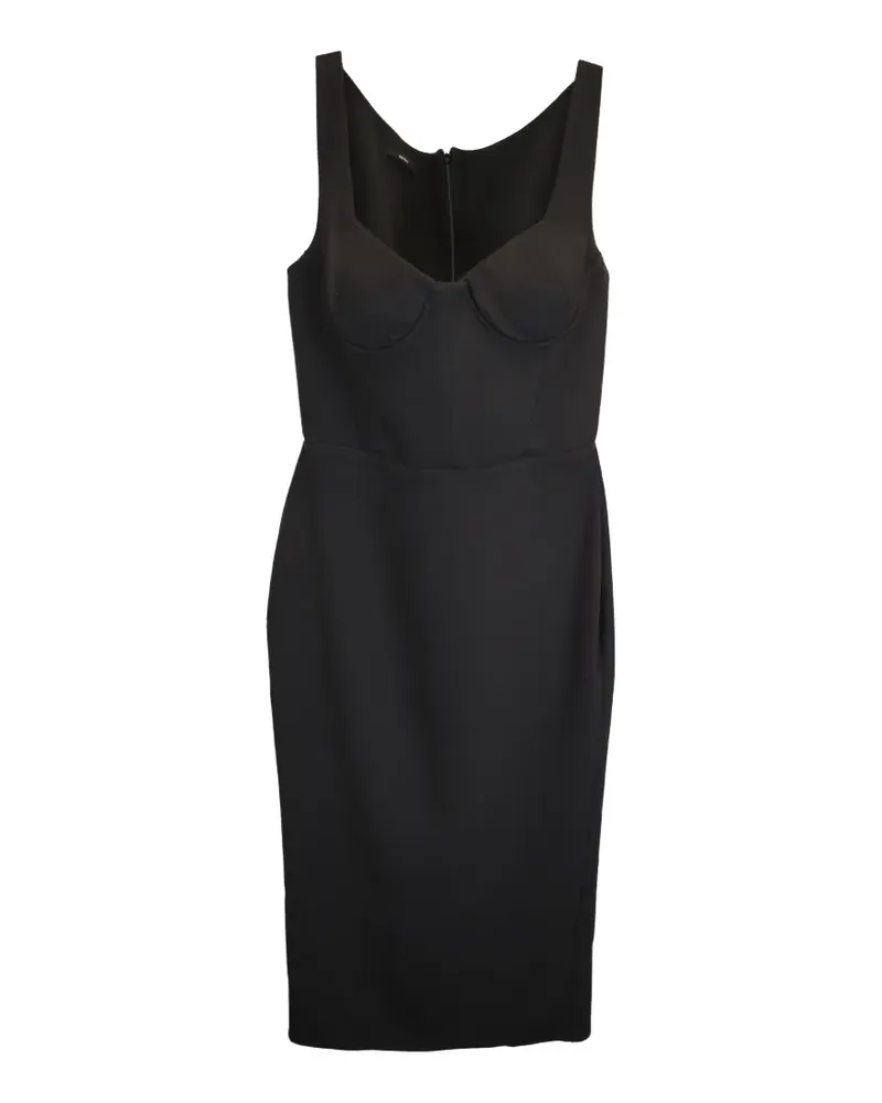 Alex Perry sweetheart-neck midi dress - Schwarz Schwarz