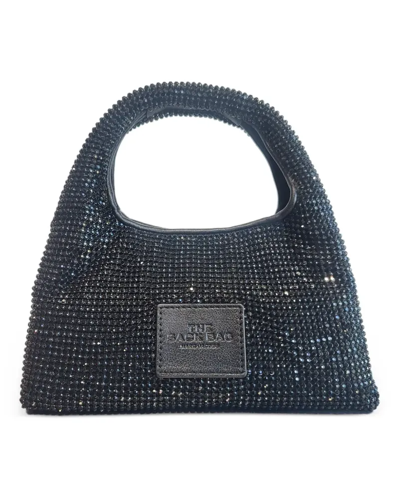 Marc Jacobs The Sack Schultertasche mit Strass - Schwarz Schwarz