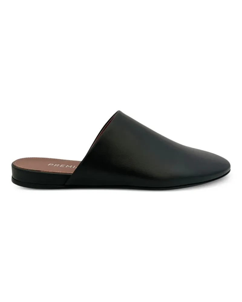 Premiata leather almond-toe mules - Schwarz Schwarz