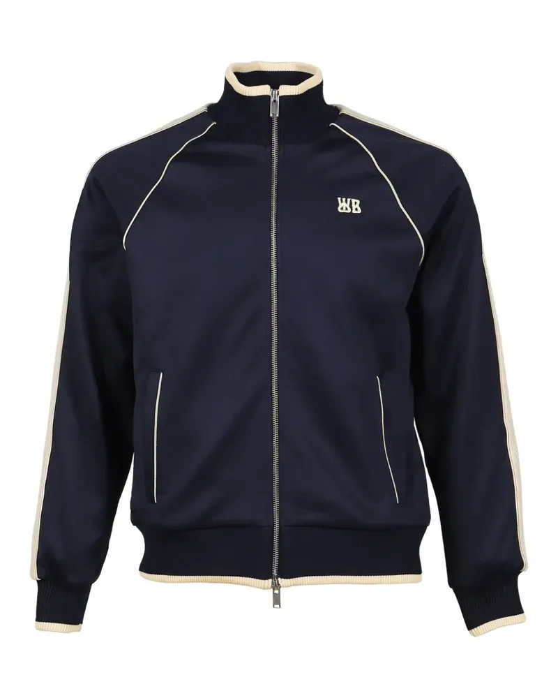 Wales Bonner Motion Sportjacke mit Raglanärmeln - Blau Blau