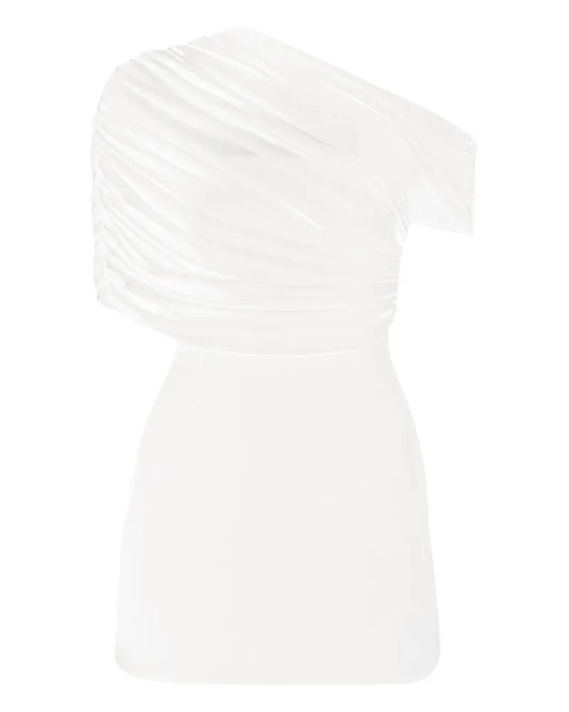 SER.O.YA Einschultriges Selma Minikleid - Weiß Weiß