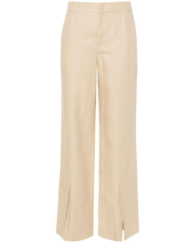 Twin-Set Hose mit geradem Bein - Nude Nude