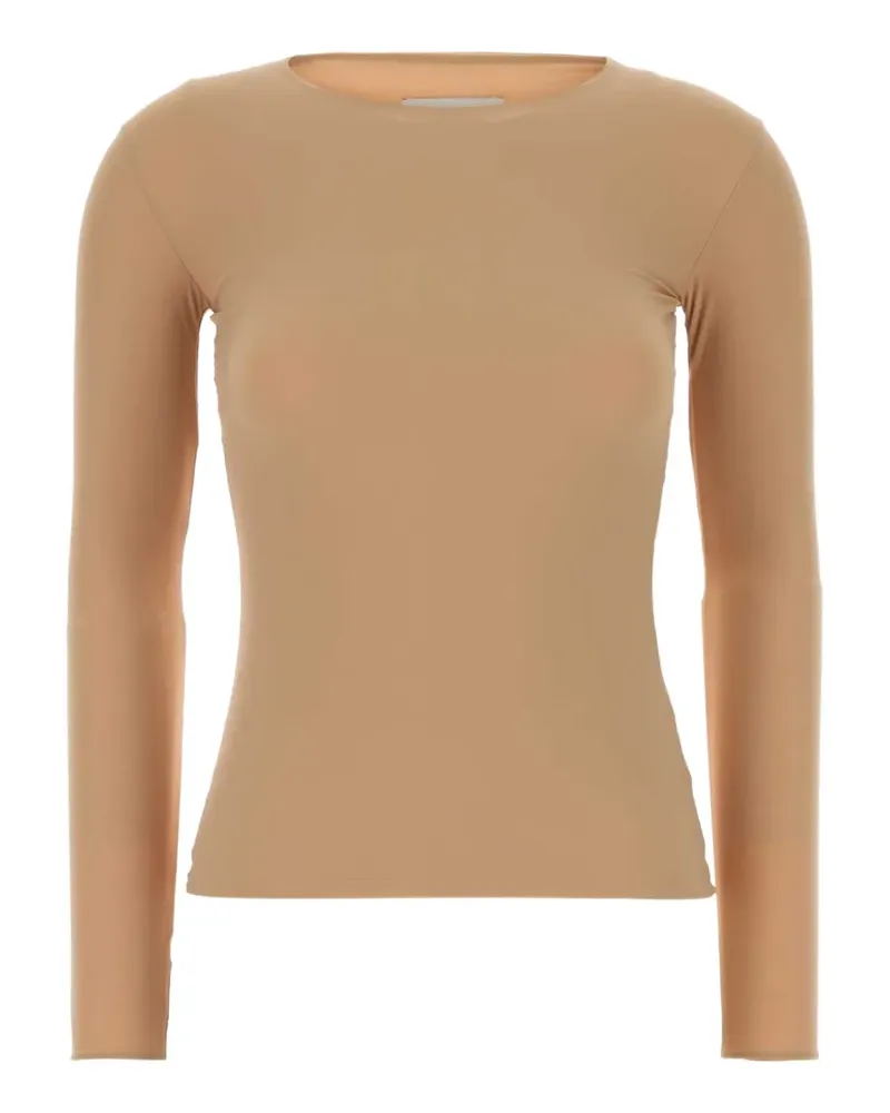 Jil Sander Klassisches Langarmshirt - Nude Nude