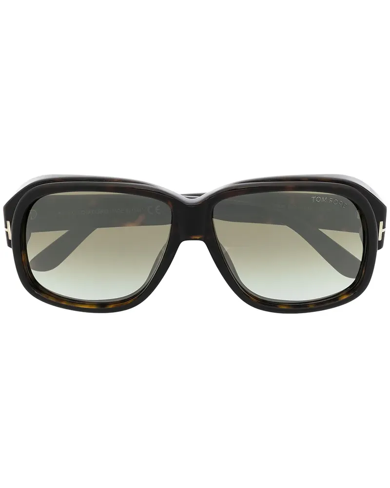 Tom Ford Runde Lyle Sonnenbrille - Braun Braun