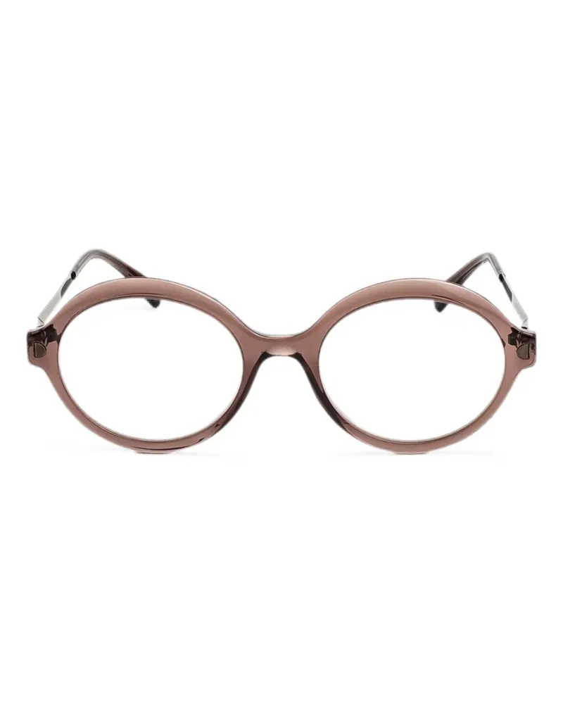 Mykita Noomi Brille mit rundem Gestell - Braun Braun