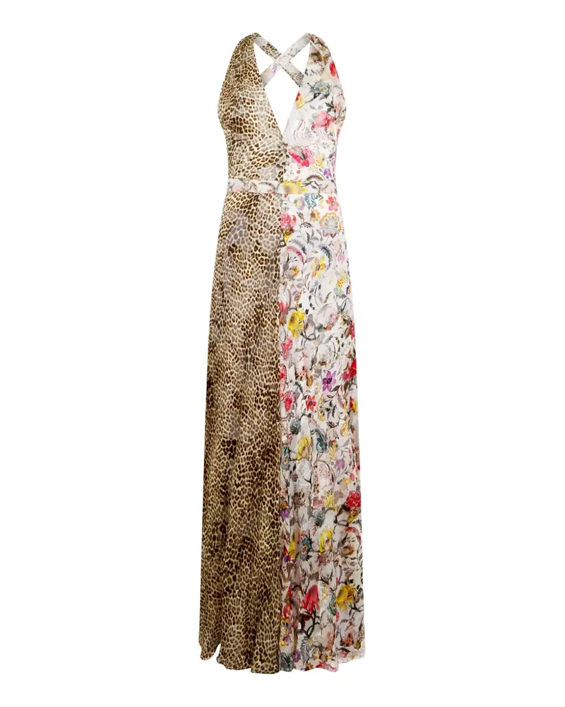Roberto Cavalli animal-print maxi dress - Braun Braun