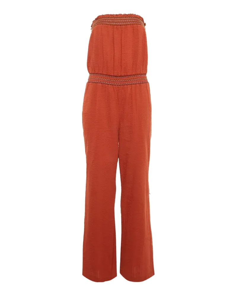 HUGO BOSS strapless jumpsuit - Orange Orange
